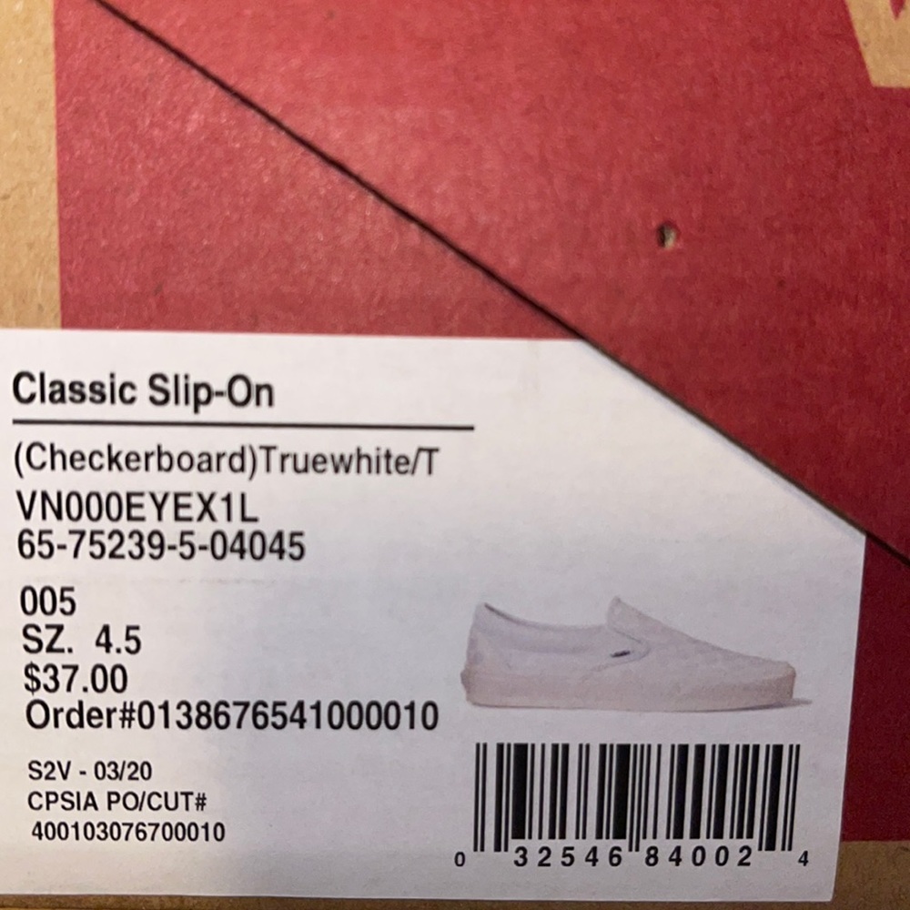 Vans Checkerboard Classic Slip-On - Picture 6 of 6